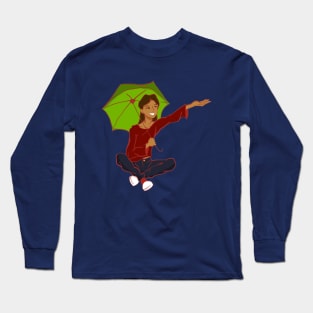 Umbrella Girl Long Sleeve T-Shirt